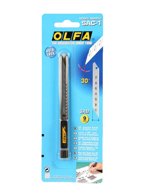 

Olfa SAC 1 Graphics Knife, Grey/Black