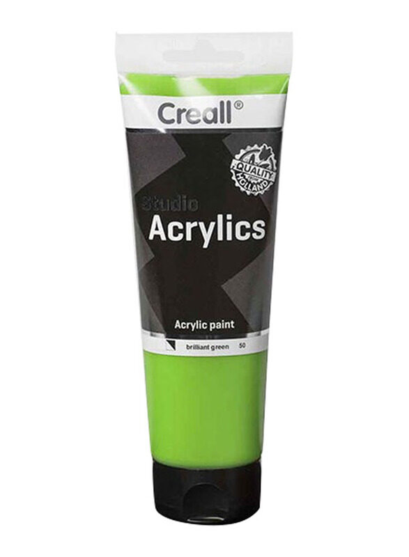 Creall Studio Acrylic Colour Tube, 50 Brilliant Green