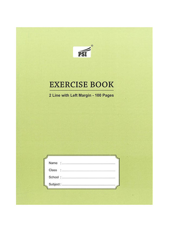Psi Two Line Exercise Book, 100 Pages