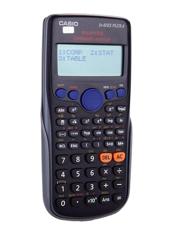 Casio Es Plus Series Non Programmable Scientific Calculator, Black