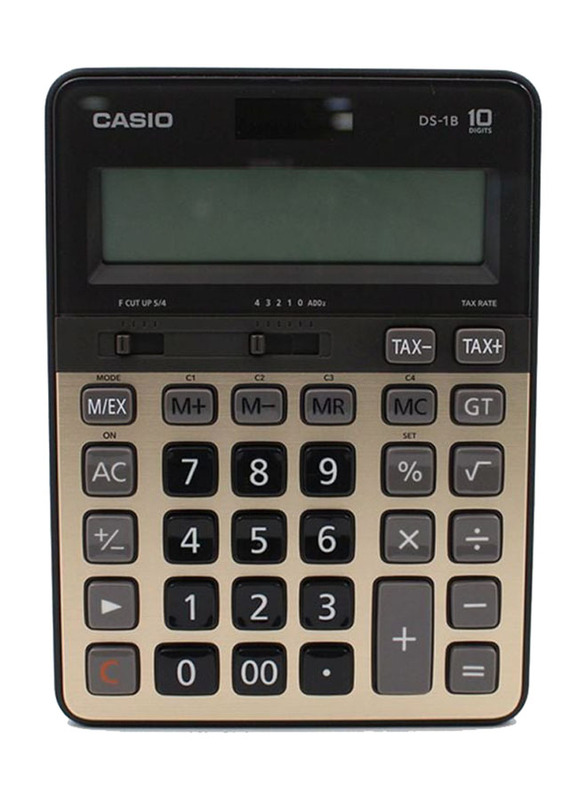 Casio DS-1B 10-Digit Financial Calculator, Multicolour
