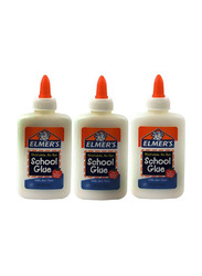 Elmer's No-Run School Glue, 3 Pieces, Clear