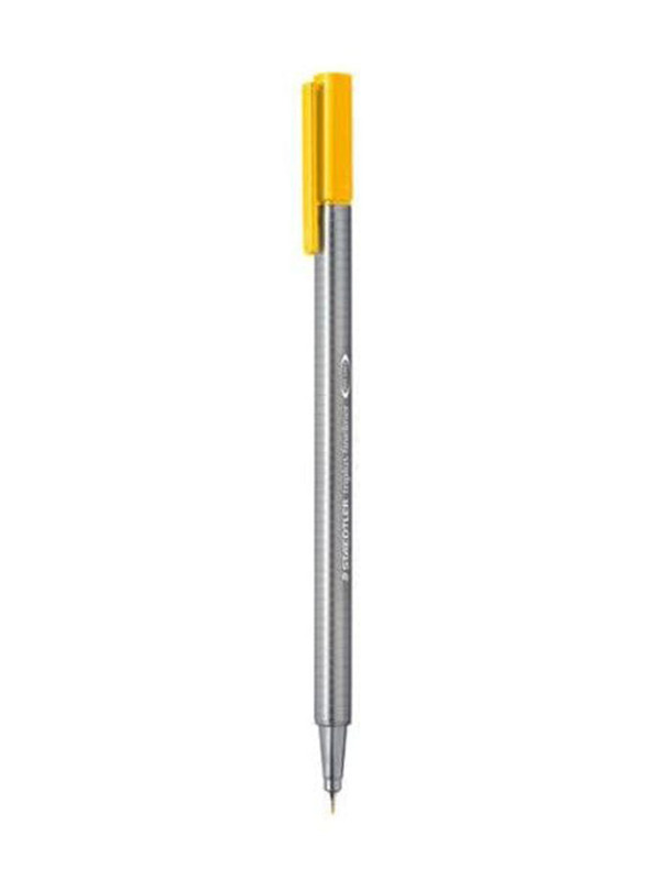 Staedtler Triplus Fineliner Pen, Yellow