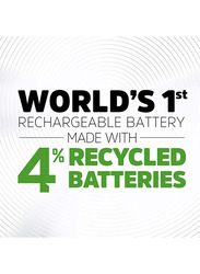 Energizer AAA Recharge Power Plus Battery Set, 4 Pieces, Multicolour