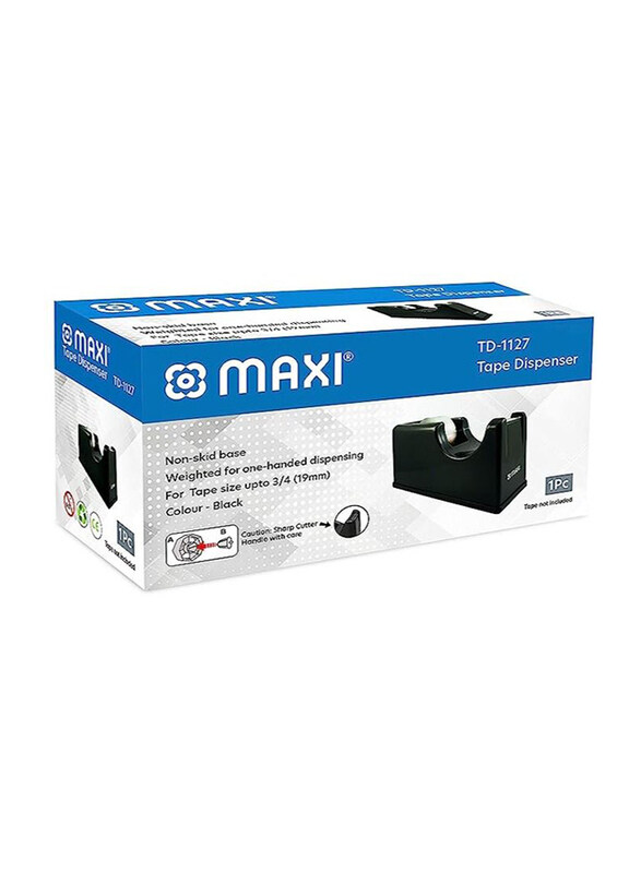 

Maxi Tape Dispenser Small Core, Black