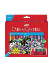 Faber-Castell Colour Pencil Set, 60 Pieces, Multicolour