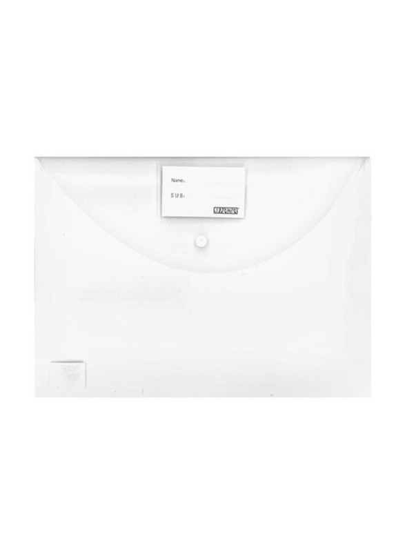 Partner Compact Document File Bag, White