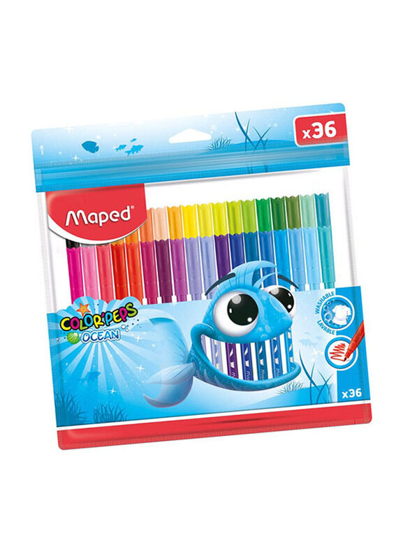 

Maped Ocean Felt Tip Colour Pen, 36 Pieces, Multicolour