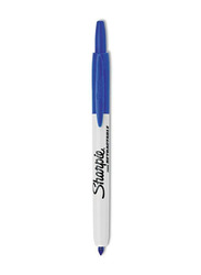 Sharpie Retractable Permanent Marker, Blue