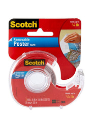 3M Removable Poster Tape with Dispenser, Clear