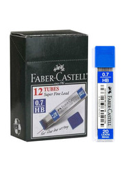 Faber-Castell 12-Piece Super Fine Mechanical Pencil Lead Set, Black