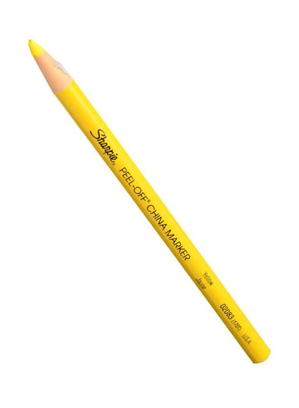 Sharpie Peel-Off China Marker, Yellow