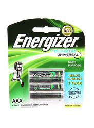 Energizer AAA Battery Set, 4 Pieces, Black/Green