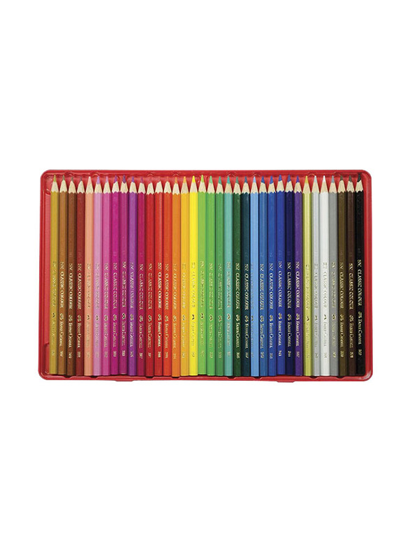 Faber-Castell Classic Colour Pencils Set, 36 Pieces, Multicolour