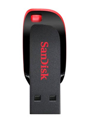 SanDisk 32GB Cruzer Blade USB 2.0 Flash Drive, SDCZ50-032G-B35, Black