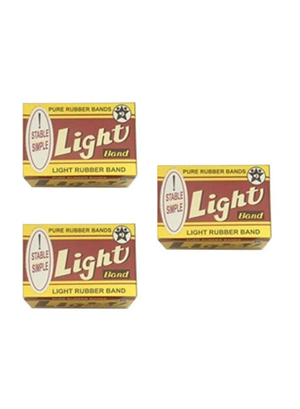 

Light Rubber Bands, 3 Pieces, Yellow