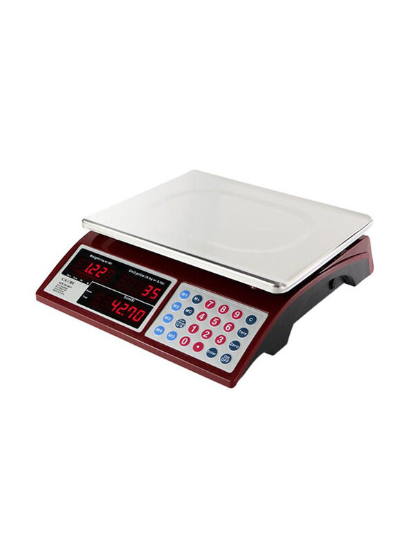 Camry Commercial Grocery Scale, Red