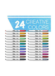 Sharpie 24-Piece S-Note Chisel Tip Creative Markers, Multicolour
