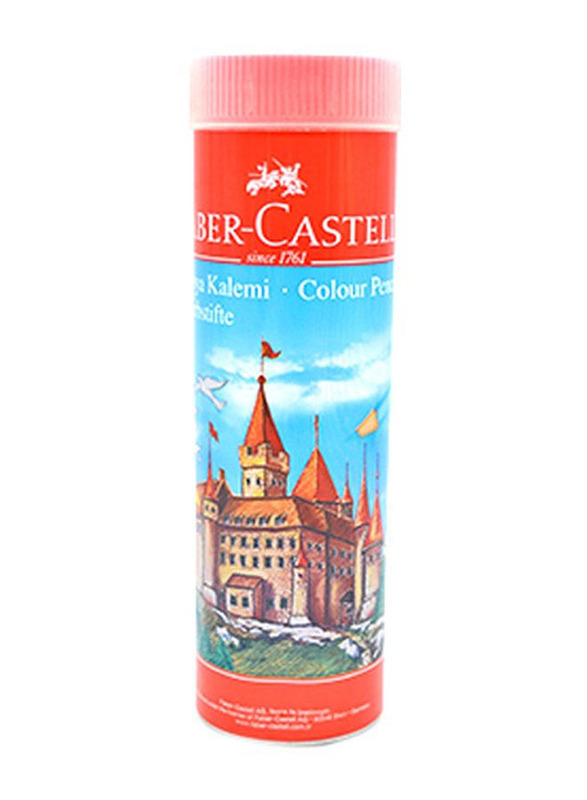Faber-Castell Colored Pencil Set in Tin Tube, Multicolour