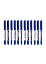 Uniball 12-Piece Eye Gel-Ink Pen Set, Blue/White
