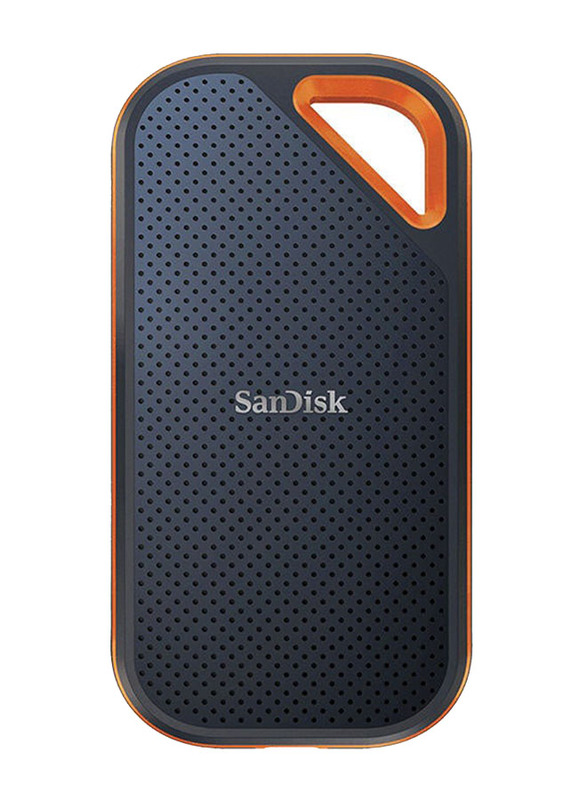 SanDisk 2TB SSD Extreme Pro USB-C External Portable Hard Drive, USB 3.2, SDSSDE81-2T00-G25, Black