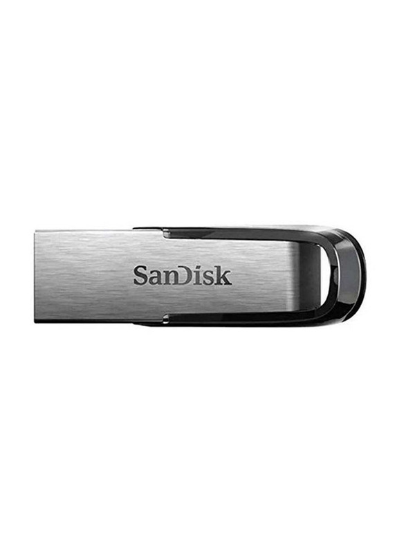 SanDisk 128GB Ultra Flair USB 3.0 Flash Drive, SDCZ73-128G-I35, Grey