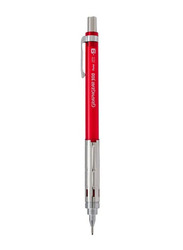 Pentel 3-Piece Graph Gear 300 Mechanical Pencil, 0.9mm, Red