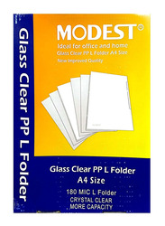 Modest L-Shape Folder Box, 50 Pieces, A4 Size, Blue