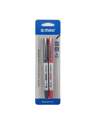 Maxi 2-Piece Rollerball Pen Set, Red/Black