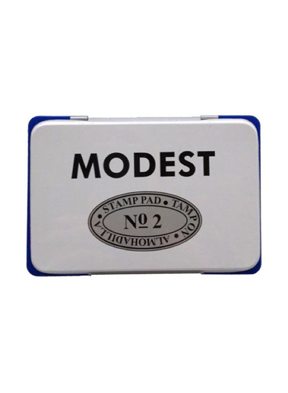 Modest Stamp Pad, 11 x 7cm, Blue
