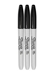 Sharpie 3-Piece Permanent Marker, Black