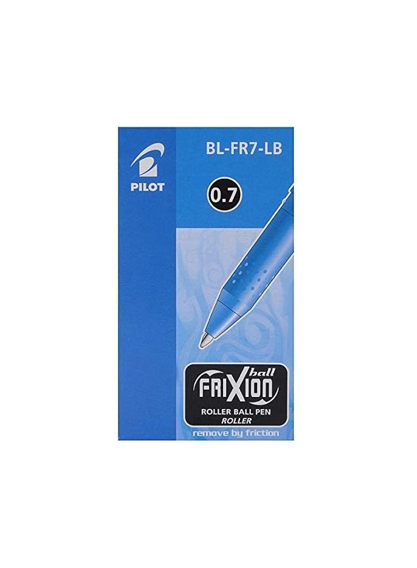 Pilot 12-Piece Frixion Erasable Ball Pen Set, 0.7mm, Blue