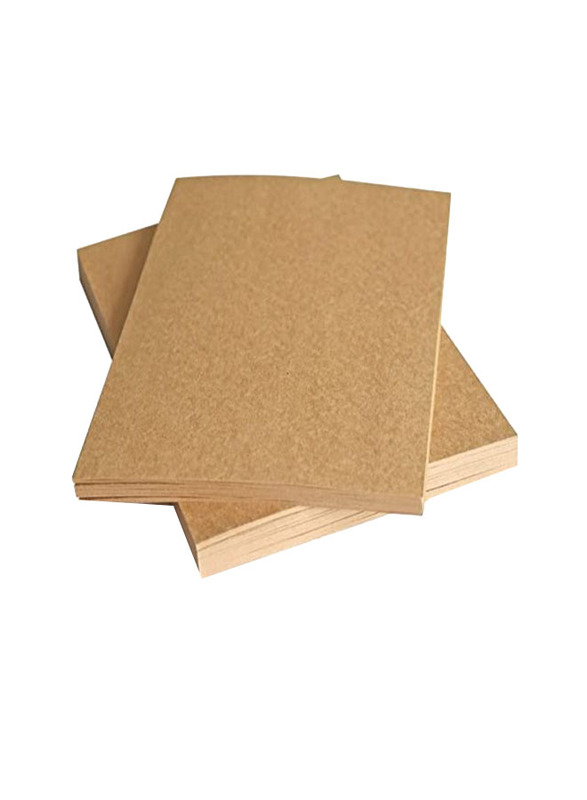 A4 Kraft Card Paper, 50 Sheets, Thick Brown