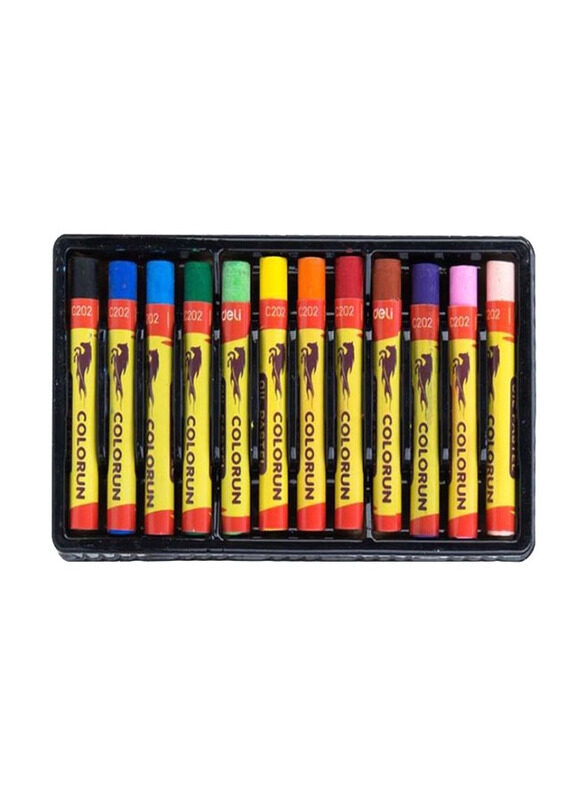 

Deli Oil Pastel Set, 12 Pieces, Multicolour