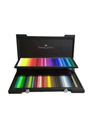 Faber-Castell Durer 120 Artists Watercolour Pencils In A Wenge-Stained Wooden Case, Multicolour