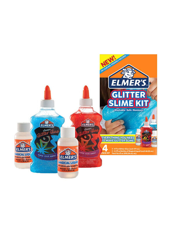 

Elmer's Glitter Slime Kit, 4 Pieces, Multicolour