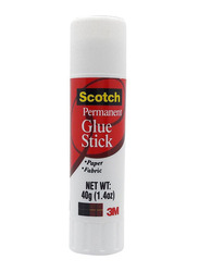 3M Scotch Permanent Glue Stick, White