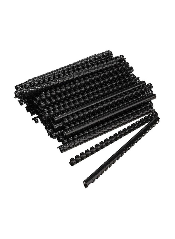 Partner Combs Binding, 16mm, 100 Pieces, Black
