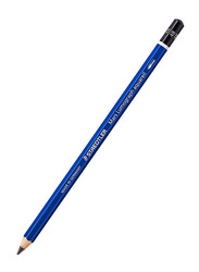 Staedtler 3-Piece Mars Lumograph Graphite Pencils with Brush Set, Multicolour