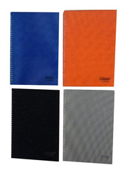 Partner 4 Line Notebook, 4 Pieces, A5 Size, Multicolour