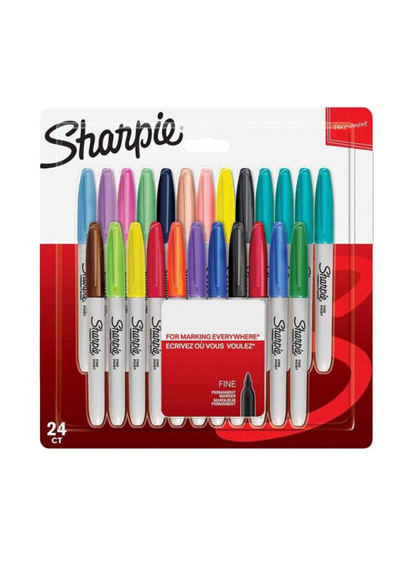 

Sharpie 24-Piece Permanent Marker Set, Multicolour