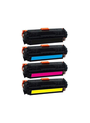 Asta Black and Tri-Colour Toner Cartridge, 4 Piece