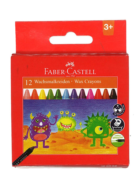 Faber-Castell Wax Crayon Set, 1 Piece, Multicolour