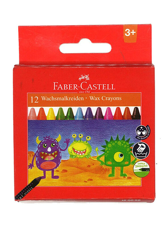 

Faber-Castell Wax Crayon Set, 1 Piece, Multicolour