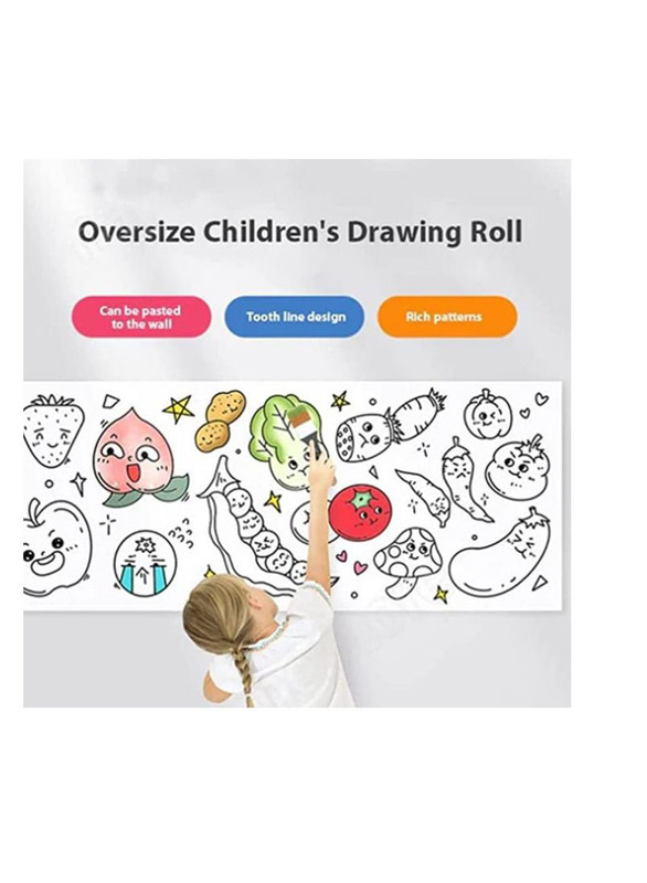 Kids Drawing Painting Paper Roll, Multicolour