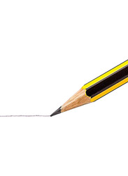 Staedtler 12-Piece Noris HB 2 Rubber Tip Pencil, Yellow/Black/Gold