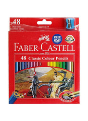 Faber-Castell Classic Colour Pencil Set, 48 Pieces, Multicolour