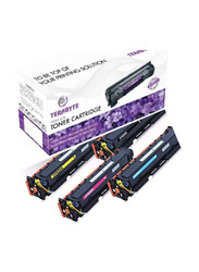 Terabyte CF530A CF531A CF532A CF533A 205A HP Color LaserJet Pro MFP Black and Tri-Color Toner Cartridge