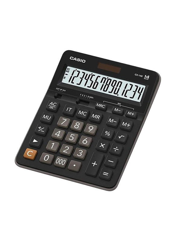 

Casio 14-Digit Practical Basic Calculator, Black