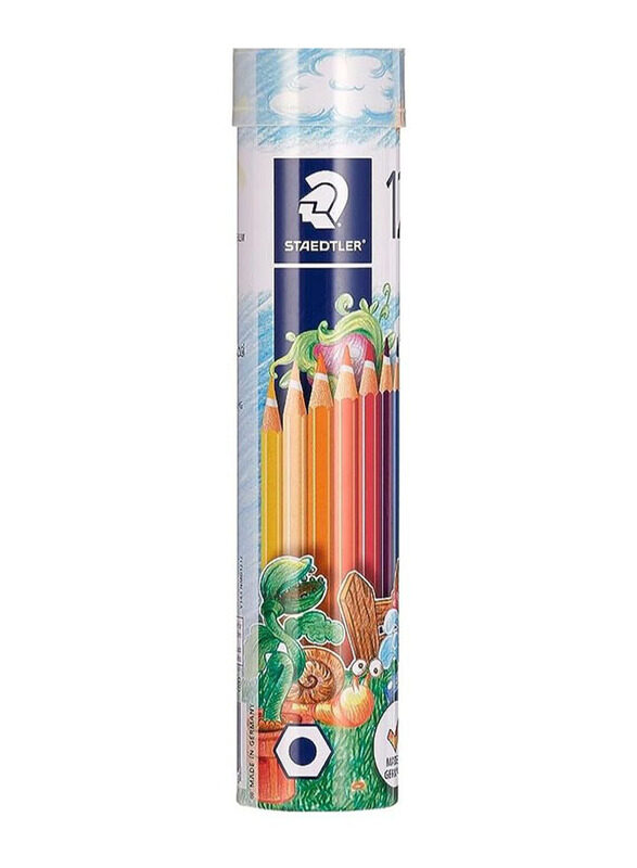 Staedtler Noris Colored Pencil Set, ST-185-MD12, 12 Pieces, Multicolour